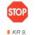 Stoptábla KR9.