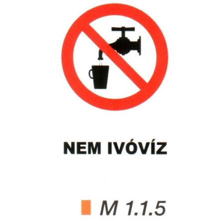 Nem ivóvíz m 1.1.5