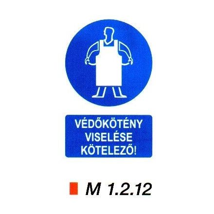 Védőkötény viselése kötelező m 1.2.12