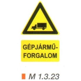 Vigyázz! Gépjárműforgalom m 1.3.23