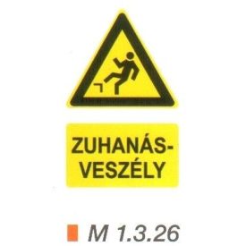 Zuhanásveszély m 1.3.26