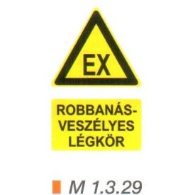 Robbanásveszélyes légkör m 1.3.29