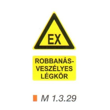 Robbanásveszélyes légkör m 1.3.29