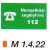 Nemzetközi segélyhívó 112 m 1.4.22