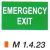 Emergency exit m 1.4.23