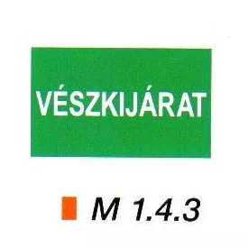 Vészkijárat m 1.4.3