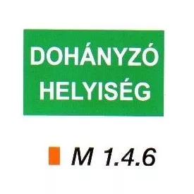 Dohányzó helyiség m 1.4.6