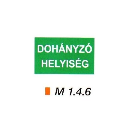 Dohányzó helyiség m 1.4.6