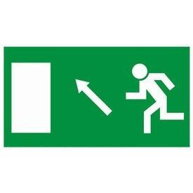   Menekülési útvonal, után világítós menekülési útvonalat jelző öntapadós tábla