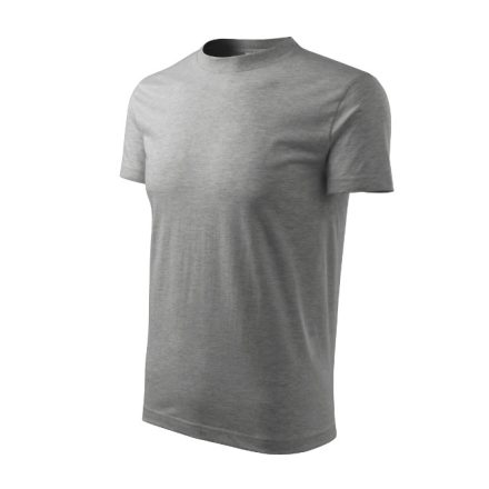 mlf_1011213 Classic póló unisex sötétszürke melírozott S