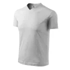 mlf_1020313 V-neck póló unisex világosszürke melírozott S