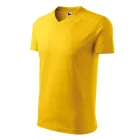 mlf_1020417 V-neck póló unisex sárga 2XL