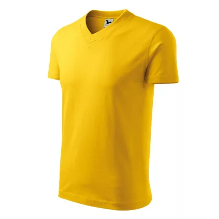 mlf_1020418 V-neck póló unisex sárga 3XL