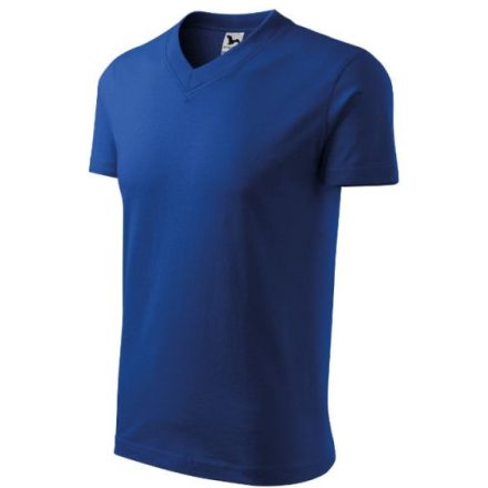 mlf_1020513 V-neck póló unisex királykék S