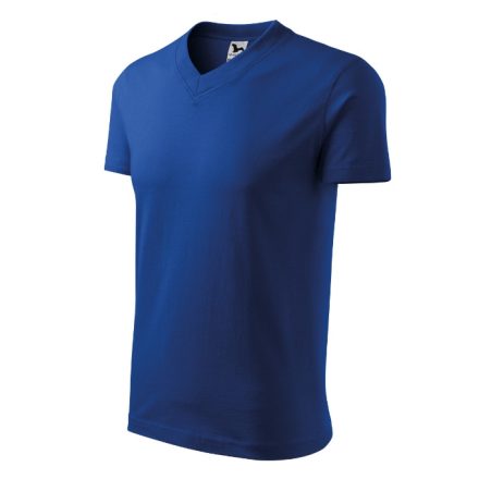 mlf_1020513 V-neck póló unisex királykék S