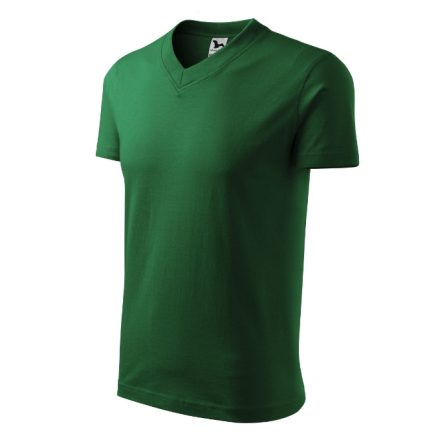 mlf_1020613 V-neck póló unisex üvegzöld S