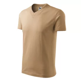 mlf_1020813 V-neck póló unisex homok S