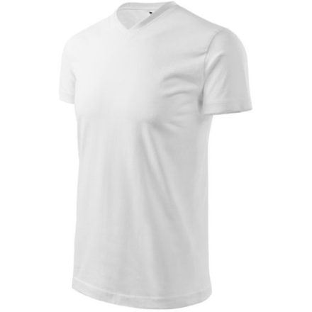mlf_1110013 Heavy V-neck póló unisex fehér S