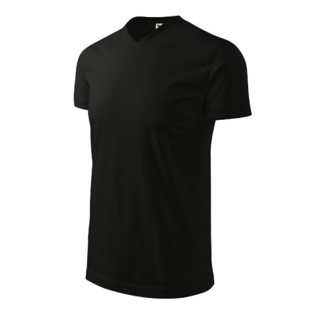 mlf_1110113 Heavy V-neck póló unisex fekete S