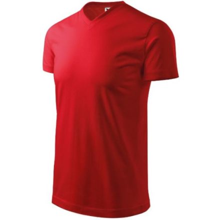 mlf_1110713 Heavy V-neck póló unisex piros S