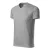 mlf_1111216 Heavy V-neck póló unisex sötétszürke melírozott XL