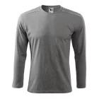 mlf_1121217 Long Sleeve póló unisex sötétszürke melírozott 2XL