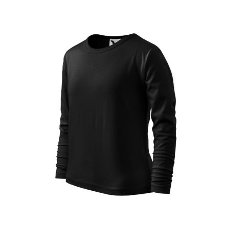 mlf_1210108 Fit-T LS póló gyerek fekete 110 cm/4 éves
