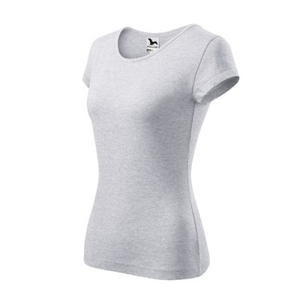 mlf_1220317 Pure póló női világosszürke melírozott 2XL