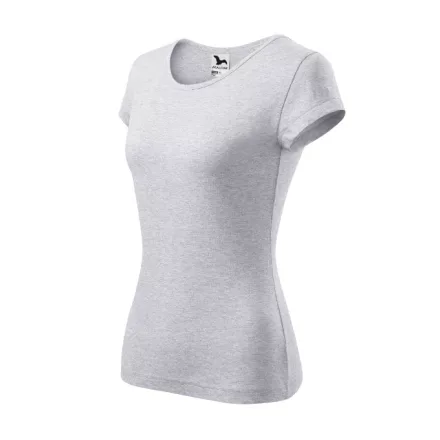 mlf_1220317 Pure póló női világosszürke melírozott 2XL
