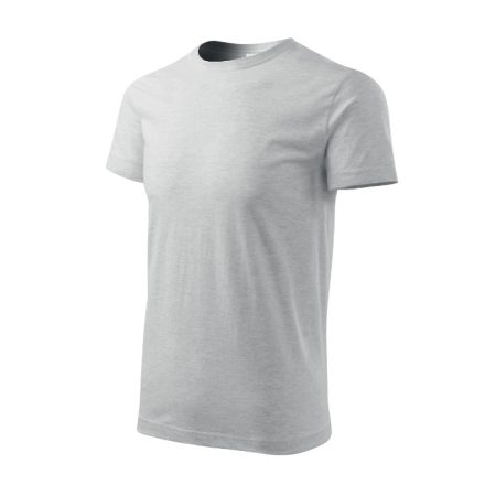 mlf_1290317 Basic póló férfi világosszürke melírozott 2XL