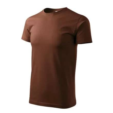 mlf_1293818 Basic póló férfi csokoládébarna 3XL
