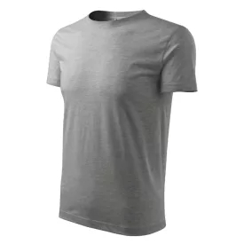  mlf_1321218 Classic New póló férfi sötétszürke melírozott 3XL
