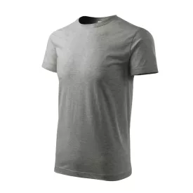   mlf_1371212 Heavy New póló unisex sötétszürke melírozott XS