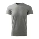 mlf_1371214 Heavy New póló unisex sötétszürke melírozott M