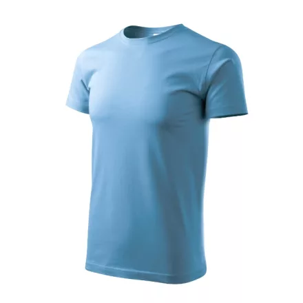 mlf_1371417 Heavy New póló unisex azúrkék 2XL