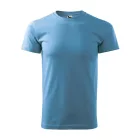 mlf_1371417 Heavy New póló unisex azúrkék 2XL
