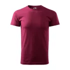 Heavy New póló unisex garnet S