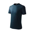 mlf_1380210 Basic póló gyerek tengerészkék 134 cm/8 éves