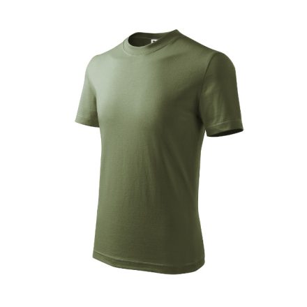 mlf_1380907 Basic póló gyerek khaki 158 cm/12 éves