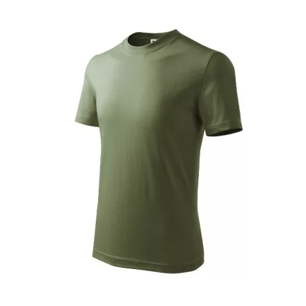 mlf_1380907 Basic póló gyerek khaki 158 cm/12 éves