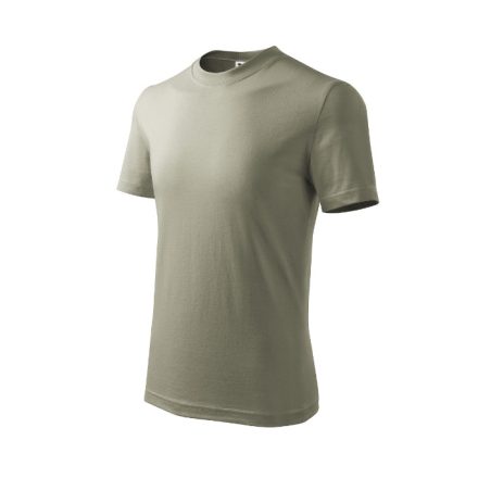 mlf_1382807 Basic póló gyerek világos khaki 158 cm/12 éves
