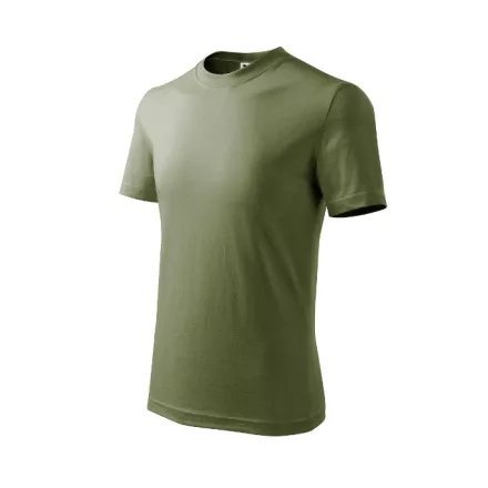 mlf_1382811 Basic póló gyerek világos khaki 146 cm/10 éves