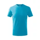mlf_1384407 Basic póló gyerek türkiz 158 cm/12 éves