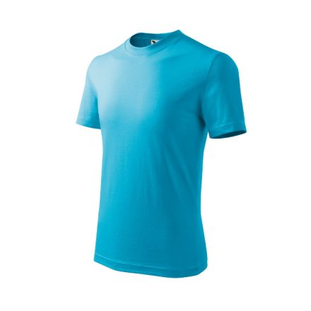 mlf_1384408 Basic póló gyerek türkiz 110 cm/4 éves