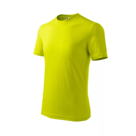 mlf_1386208 Basic póló gyerek lime 110 cm/4 éves