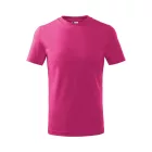 mlf_1386308 Basic póló gyerek málna 110 cm/4 éves