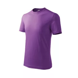 mlf_1386408 Basic póló gyerek lila 110 cm/4 éves