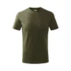 mlf_1386907 Basic póló gyerek military 158 cm/12 éves