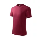 Basic póló gyerek garnet 122 cm/6 éves