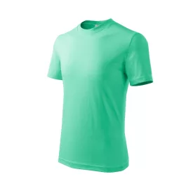 mlf_1389507 Basic póló gyerek menta 158 cm/12 éves